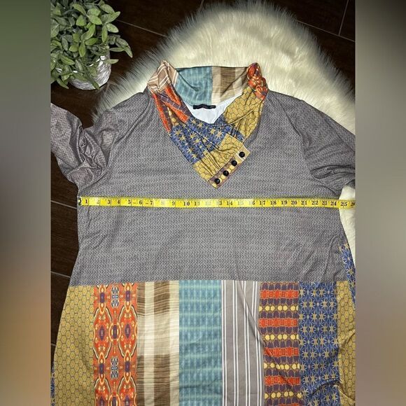 Azalea by Firmiana cowl shawl neck tunic top sz 3X - Picture 6 of 7